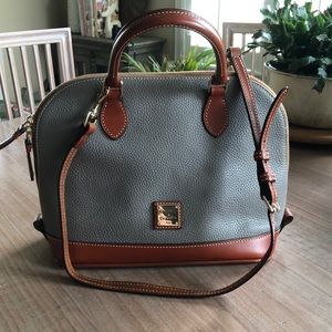 Dooney & Bourke Pebble Leather Zip Zip Satchel